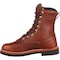Georgia Boot Farm & Ranch, Men's Lacer Work Boot, 7.5 M, SPR Leather, 8 in Height, Barracuda Walnut G7014 - alternate 6